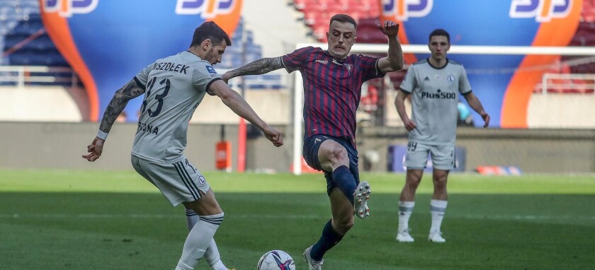 PKO EKSTRAKLASA  POGON SZCZECIN - LEGIA WARSZAWA PAWEL WSZOLEK  KAMIL GROSICKI