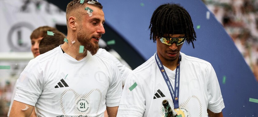 Rafał Augustyniak Maxi Oyedele Finał Pucharu Polski: Pogoń Szczecin - Legia Warszawa 3:4