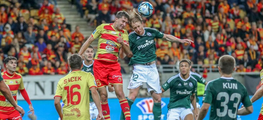 PKO EKSTRAKLASA  JAGIELLONIA BIALYSTOK - LEGIA WARSZAWA  WARSAW TARAS ROMANCZUK  RADOVAN PANKOV