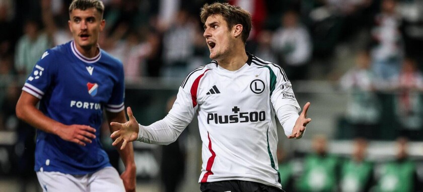 Ilja Szkurin Legia Warszawa - Banik Ostrawa 2:1