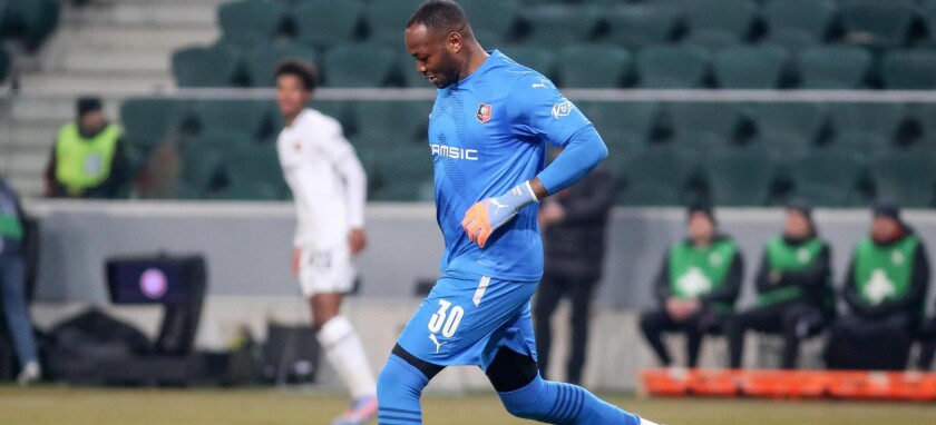 EUROPA LEAGUE  LIGA EUROPY  SZACHTAR DONIECK - STADE RENNAIS FC STEVE MANDANDA