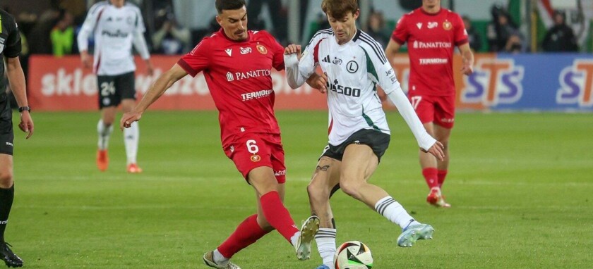 Widzew Łódź - Legia Warszawa 0:2 Juljan Shehu
