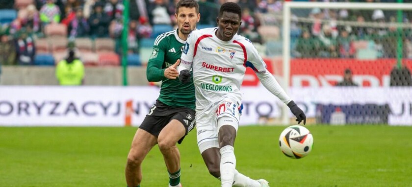 Górnik Zabrze - Legia Warszawa 1:2 Ousmane Sow