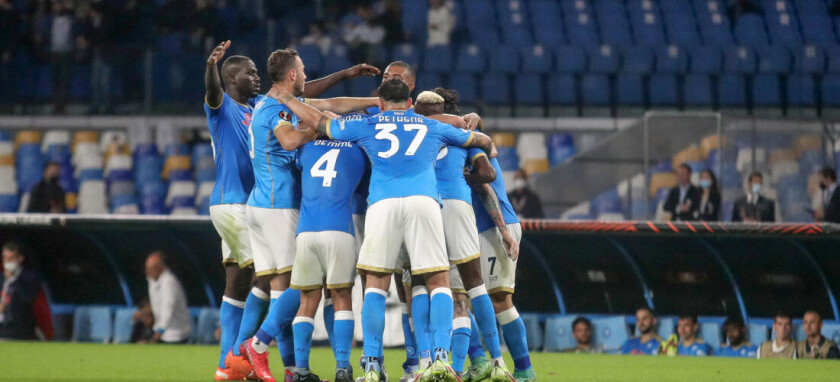 LIGA EUROPY SSC NAPOLI - LEGIA WARSZAWA MATTEO POLITANO  RADOSC