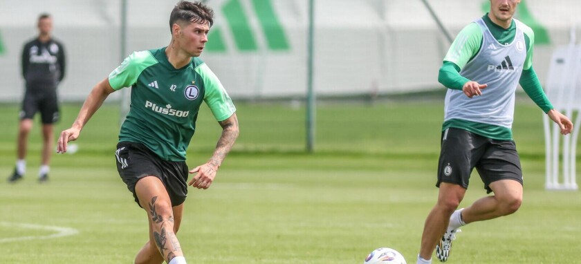 Sergio Barcia Pierwszy trening z nowym trenerem