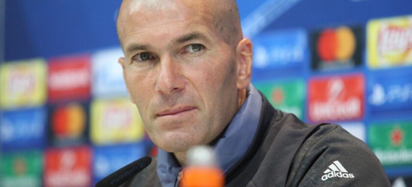 KONFERNCJA PRASOWA REAL MADRYT REAL MADRID PRESS CONFERENCE ZINEDINE ZIDANE