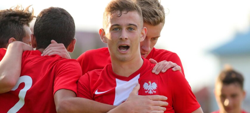 PUCHAR SYRENKI POLSKA U-17 - ANGLIA U-17 POLAND  ENGLAND KACPER KOZLOWSKI  RADOSC