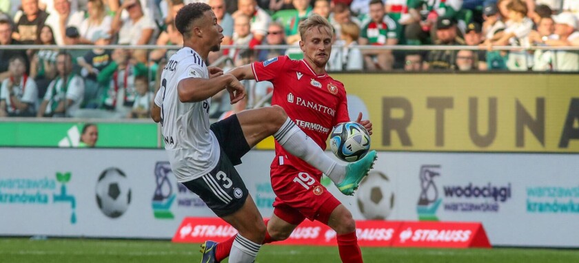 PKO EKSTRAKLASA  LEGIA WARSZAWA - WIDZEW LODZ STEVE KAPUADI  BARTLOMIEJ PAWLOWSKI