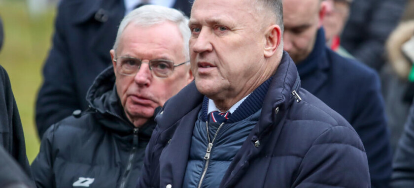 Pogrzeb Lucjana Brychczego Cezary Kulesza