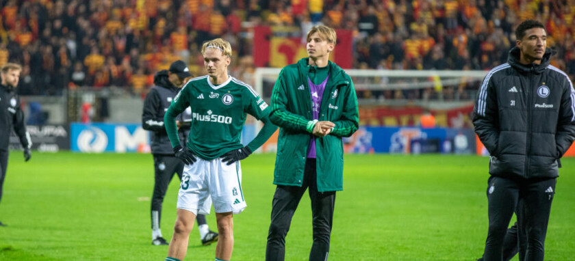 Wojciech Urbański Jan Ziółkowski Jagiellonia Białystok - Legia Warszawa 1:1
