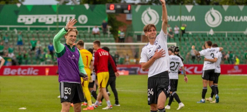 Wojciech Urbański Jan Ziółkowski Warta Poznań - Legia Warszawa 0:1