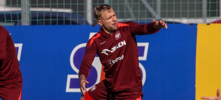 Tymoteusz Puchacz Reprezentacja Polski trenuje na Legii przed meczem z Portugalią