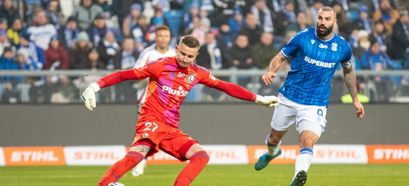 Lech Poznań - Legia Warszawa 5:2 Gabriel Kobylak Mikael Ishak