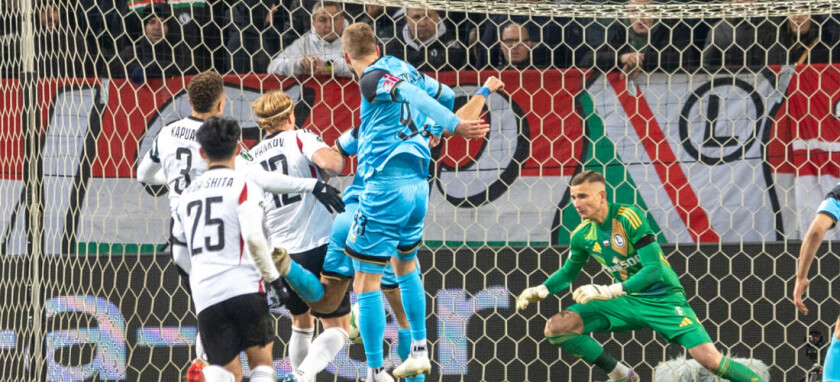 Legia - Lugano Kacper Przybyłko