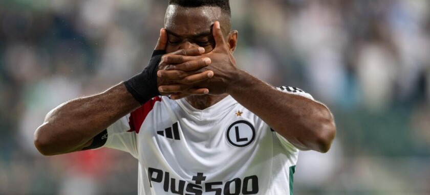 Jean-Pierre Nsame Legia Warszawa - Banik Ostrawa