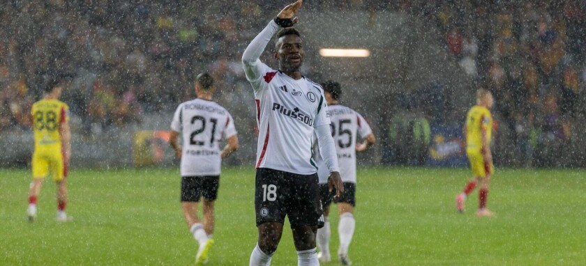 Jean-Pierre Nsame Korona Kielce - Legia Warszawa 0:2