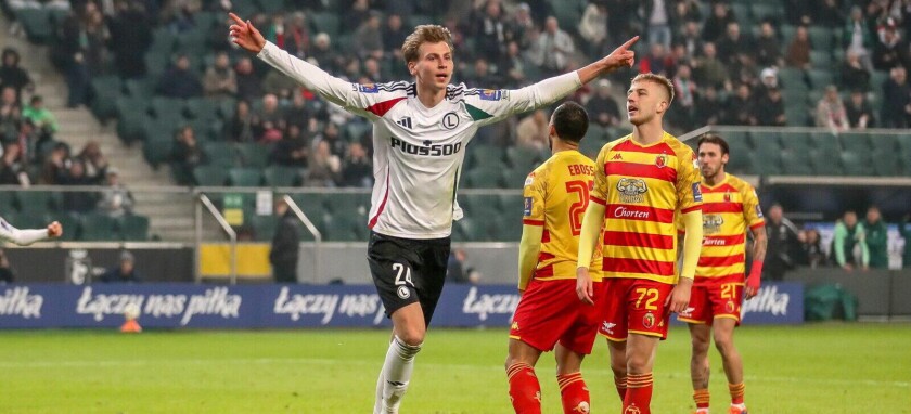 Jan Ziółkowski Mateusz Skrzypczak Legia Warszawa - Jagiellonia Białystok 3:1