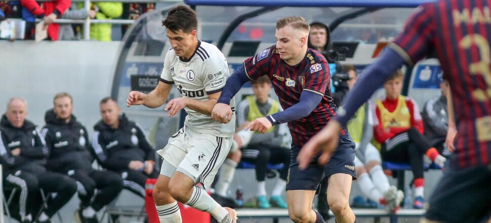 PKO EKSTRAKLASA  POGON SZCZECIN - LEGIA WARSZAWA BARTOSZ KAPUSTKA  MATEUSZ LEGOWSKI
