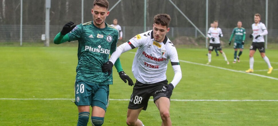 SPARING LEGIA WRSZAWA - GKS TYCHY ERNEST MUCI  NATAN DZIEGIELEWSKI