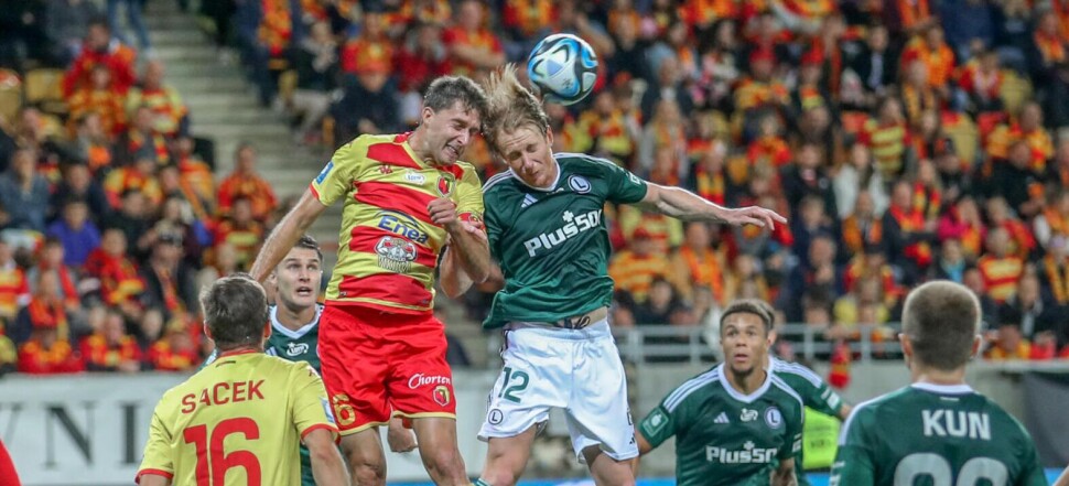 PKO EKSTRAKLASA  JAGIELLONIA BIALYSTOK - LEGIA WARSZAWA  WARSAW TARAS ROMANCZUK  RADOVAN PANKOV