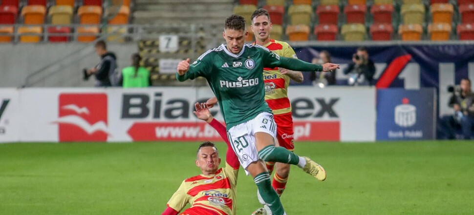 PKO EKSTRAKLASA  JAGIELLONIA BIALYSTOK - LEGIA WARSZAWA  WARSAW BARTLOMIEJ WDOWIK  ERNEST MUCI