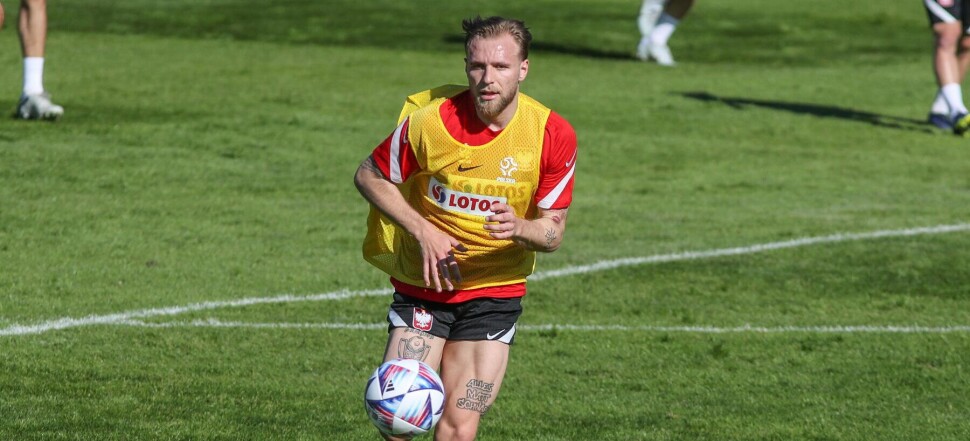 TRENING PILKARZY REPREZENTACJI POLSKI NA BOISKU ZWAR MIEDZYLESIE TYMOTEUSZ PUCHACZ