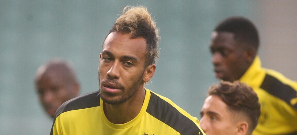 LIGA MISTRZOW KONFERENCJA PRASOWA LEGIA WARSZAWA BORUSSIA DORTMUND PIERRE-EMERICK AUBAMEYANG