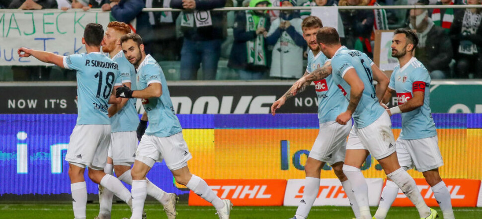 26. KOLEJKA EKSTRAKLASY LEGIA WARSZAWA - PIAST GLIWICE PATRYK SOKOLOWSKI  MIKKEL KIRKESKOV  JORGE FELIX  PIOTR PARZYSZEK  THOMAS HATELEY  GERARD BADIA