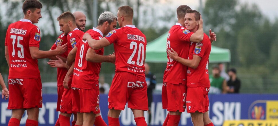FORTUNA PUCHAR POLSKI I RUNDA LEGIA II WARSZAWA - WISLA KRAKOW KACPER SKROBANSKI  RODADO JARENO ANGEL  KONRAD GRUSZKOWSKI  IGOR LASICKI  PATRYK PLEWKA  RADOSC