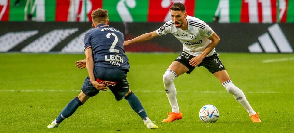 LEGIA WARSZAWA - LECH POZNAN JOEL PEREIRA  FILIP MLADENOVIC