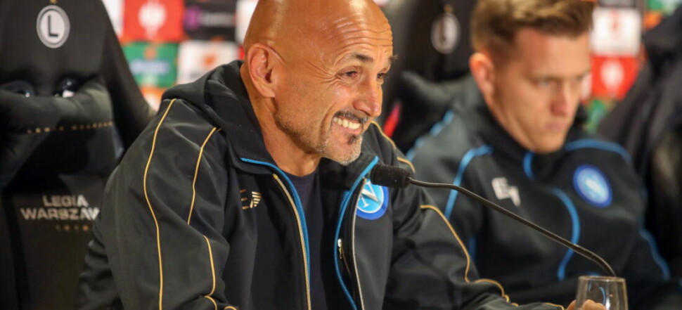 LIGA EUROPA  KONFERENCJA PRASOWA SSC NAPOLI PRZED MECZEM Z LEGIA LUCIANO SPALETTI  PIOTR ZIELINSKI