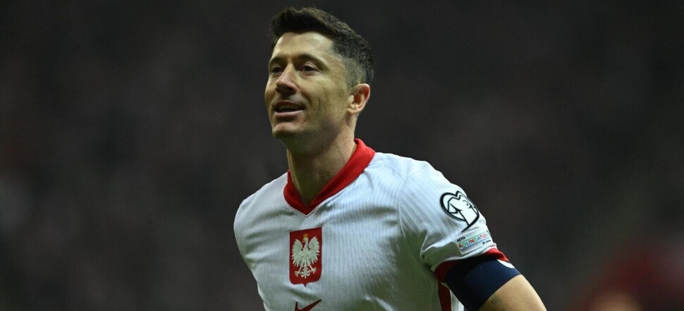 Polska - Litwa  Robert Lewandowski