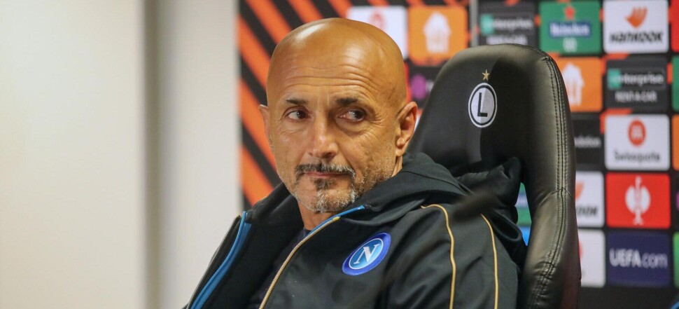 LIGA EUROPA  KONFERENCJA PRASOWA SSC NAPOLI PRZED MECZEM Z LEGIA LUCIANO SPALETTI