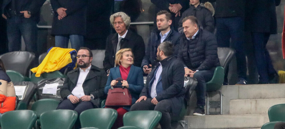 MECZ TOWARZYSKI - MECZ O POKOJ: LEGIA WARSZAWA - DYNAMO KIJOW --- FRIENDLY FOOTBALL MATCH - MATCH FOR PEACE: LEGIA WARSAW - DYNAMO KYIV Dariusz Mioduski  Kamil Bortniczuk  Cezary Kulesza  Anna Krupka