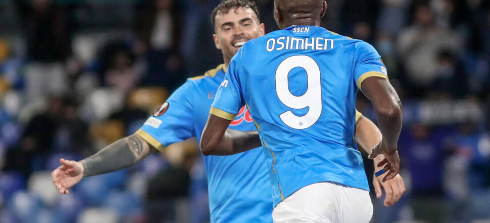 LIGA EUROPY SSC NAPOLI - LEGIA WARSZAWA VICTOR OSIMHEN  RADOSC