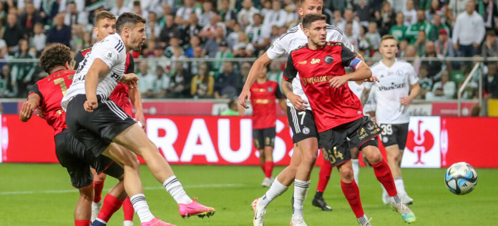 PKO EKSTRAKLASA  LEGIA WARSZAWA - GORNIK ZABRZE PAWEL WSZOLEK  ERIK JANZA