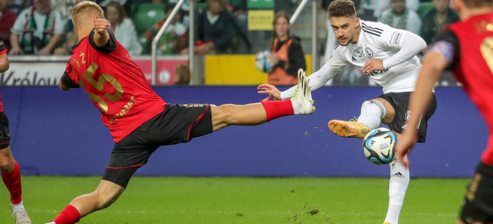 PKO EKSTRAKLASA  LEGIA WARSZAWA - GORNIK ZABRZE SZYMON CZYZ  ERNEST MUCI