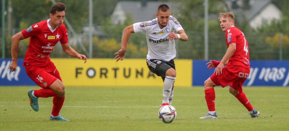 FORTUNA PUCHAR POLSKI I RUNDA LEGIA II WARSZAWA - WISLA KRAKOW MICHAL ZYRO  FILIP LASKOWSKI  KACPER DUDA