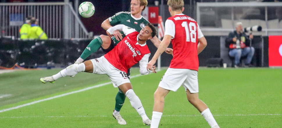 LIGA KONFERENCJI EUROPY  AZ ALKMAAR - LEGIA WARSZAWA WARSAW RADOVAN PANKOV  MYRON VAN BREDERODE
