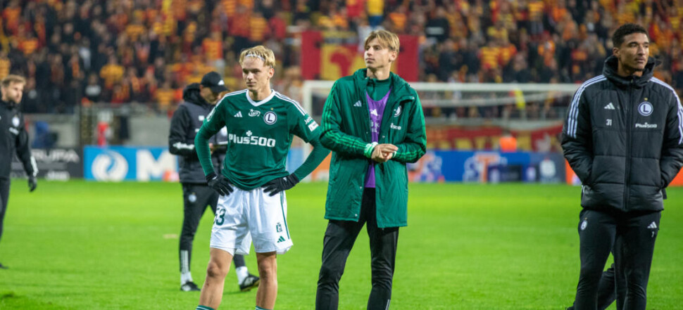 Wojciech Urbański Jan Ziółkowski Jagiellonia Białystok - Legia Warszawa 1:1