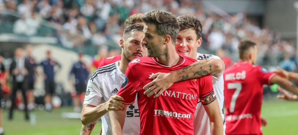 PKO EKSTRAKLASA  LEGIA WARSZAWA - WIDZEW LODZ MAREK HANOUSEK  YURI RIBEIRO  MARC GUAL