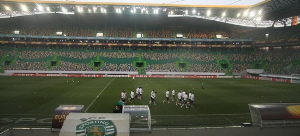 Piłkarze Legii trenowali na stadionie Sportingu