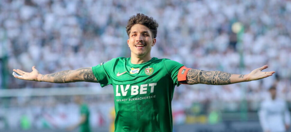34. KOLEJKA  PKO EKSTRAKLASY  LEGIA WARSZAWA - SLASK WROCLAW ERIK EXPOSITO  RADOSC