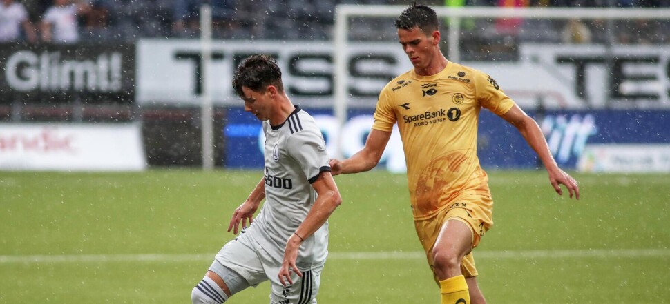 LIGA MISTRZOW I RUNDA ELIMINACJI FK BODO GLIMT - LEGIA WARSZAWA KACPER SKIBICKI  LASSE NORDAS