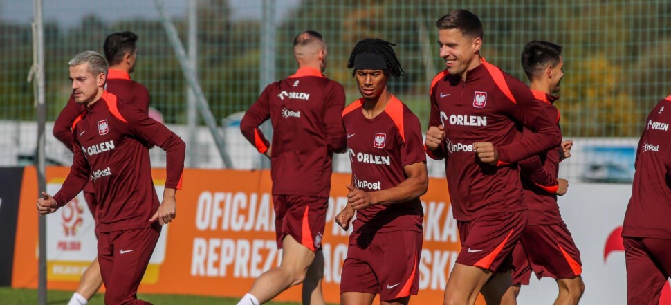 Maximillian Oyedele Jan Bednarek Reprezentacja Polski trenuje na Legii przed meczem z Portugalią