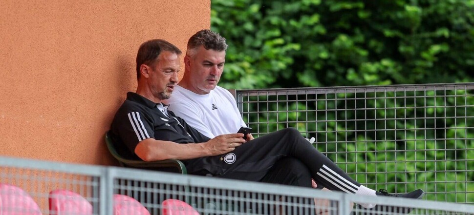 Fredi Bobić Michał Żewłakow Legia Warszawa - FK Jablonec 1:0