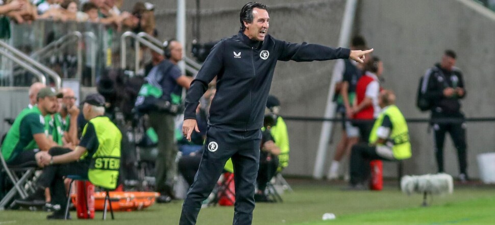 MECZ 1. KOLEJKA GRUPA E LIGA KONFERENCJI EUROPY SEZON 2023/24 --- UEFA EUROPA CONFERENCE LEAGUE GROUP E MATCH IN WARSAW: LEGIA WARSZAWA - ASTON VILLA FC UNAI EMERY