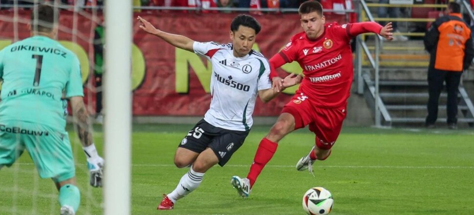 Widzew Łódź - Legia Warszawa 0:2 Samuel Kozlovsky Ryoya Morishita