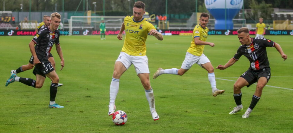 FORTUNA I LIGA  POLONIA WARSZAWA - MOTOR LUBLIN BARTOSZ BIEDRZYCKI  MICHAL KROL  FILIP WOJCIK  KRZYSZTOF KOTON