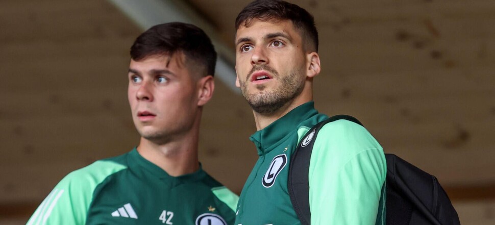 Pierwszy trening Legii w Austrii Sergio Barcia Ruben Vinagre